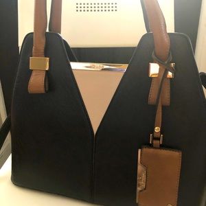 Classy black and brown bag